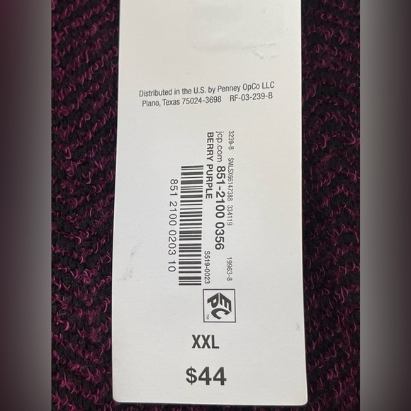 Liz clairbone women’s berry color size xxl top - Picture 6 of 9